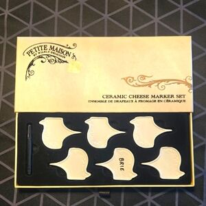 Ceramic Cheese Marker Set